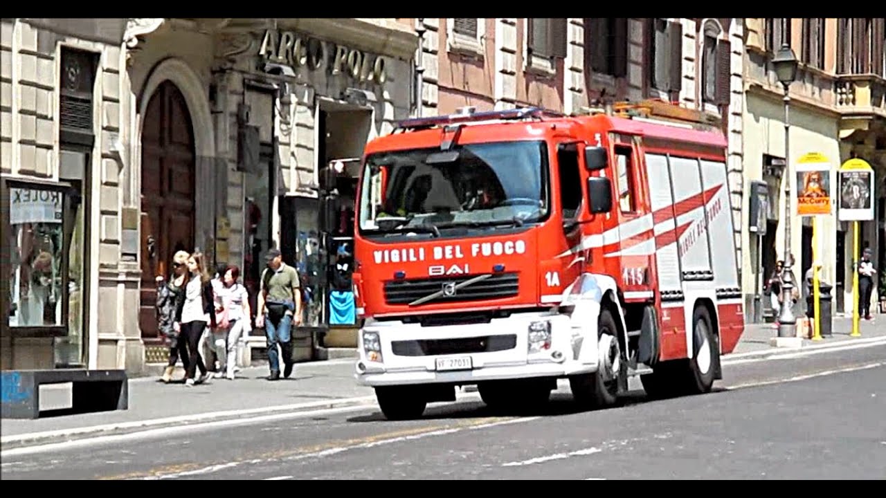 Vigili del Fuoco-Pompieri,Polizia,Carabinieri,Ambulanze,Scorte VIP in Sirena/in Emergenza a Roma
