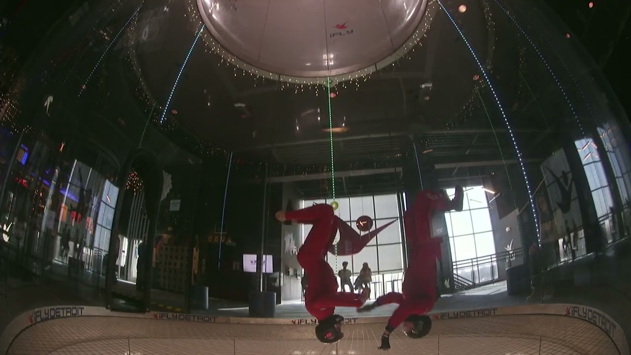 Head down indoor skydiving progression 5