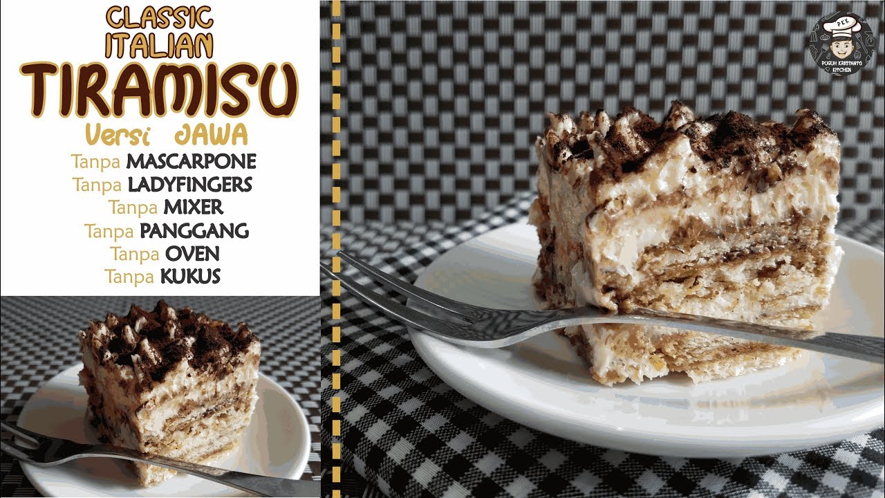 Resep TIRAMISU Italia Versi JAWA!!! Rasa Sama! Alat & Bahan Sederhana!