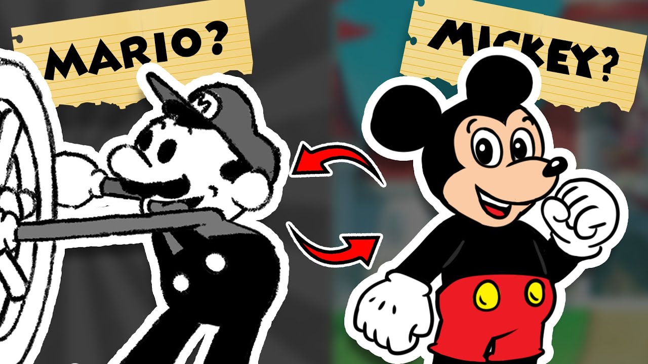 E se Mickey e Mario trocassem de lugar?