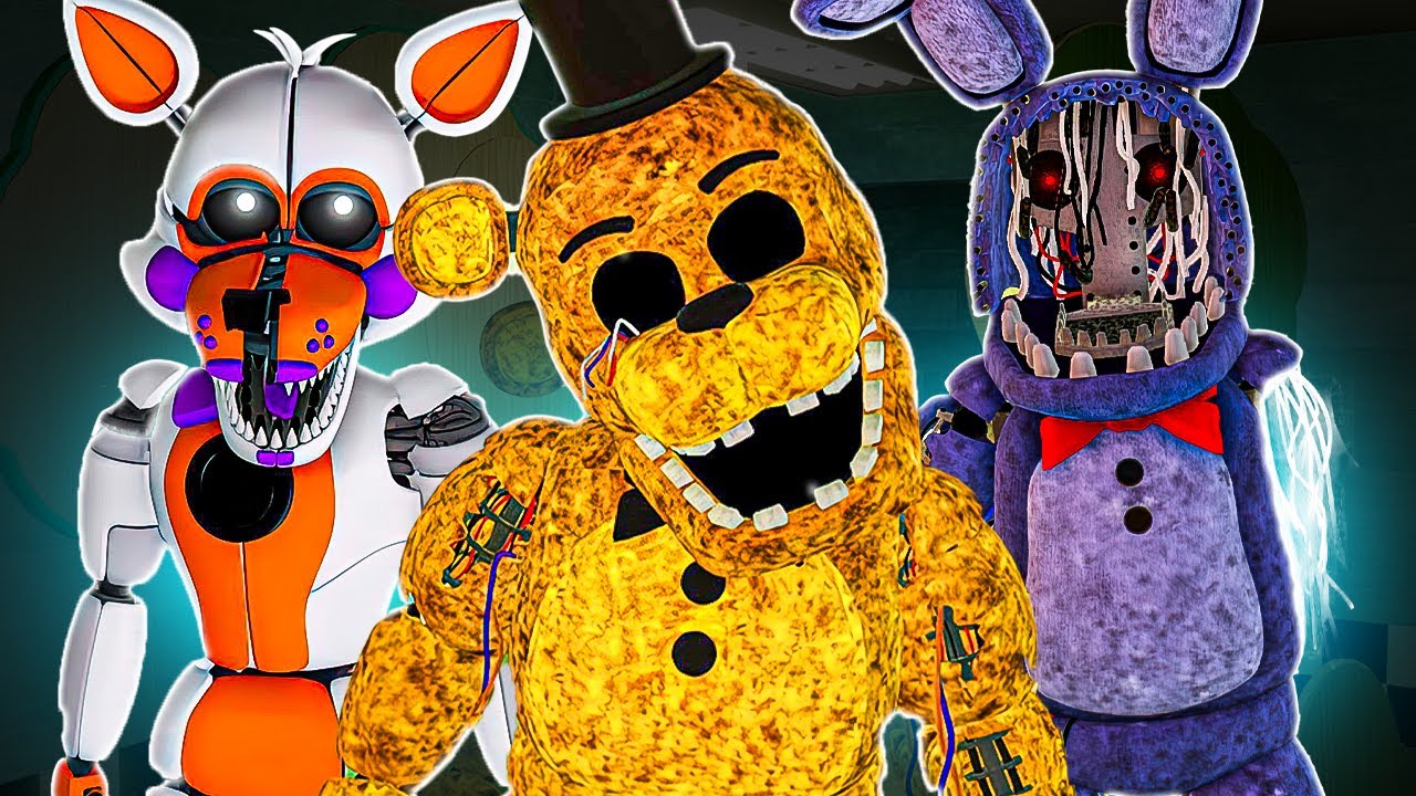 Секретный персонаж 11 и Withered Animatronics в Roblox FMR
