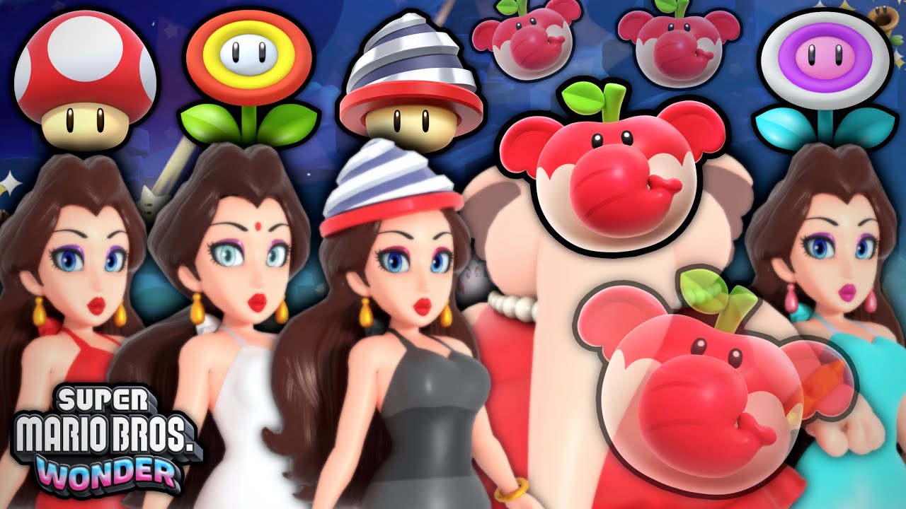 All Pauline Power-Ups in Mario Wonder DLC&hellip; 🐘