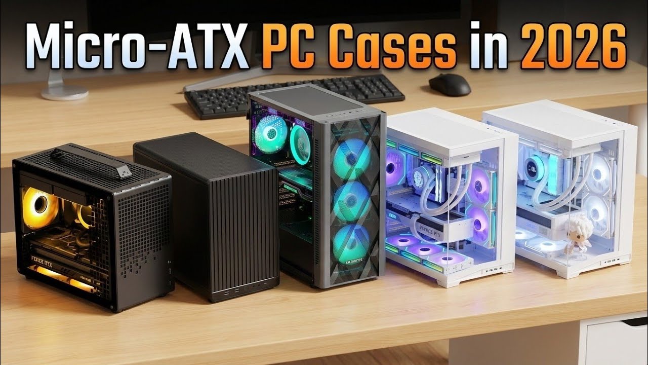 ✅ Топ-5 лучших корпусов для ПК Micro-ATX в 2026 году | Компактный дизайн, вентиляция и стиль