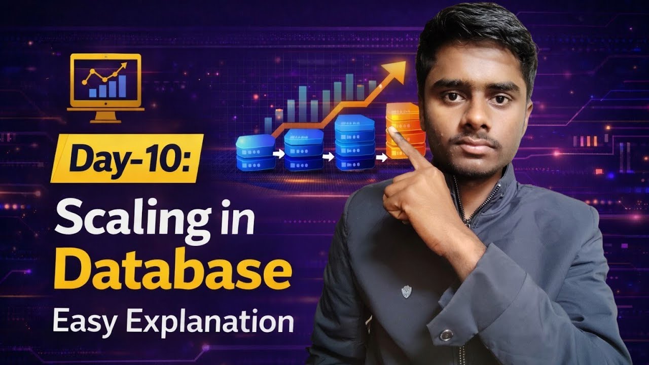 Day-10 : Scaling in Database | Complete Backend Development Course | Day-10