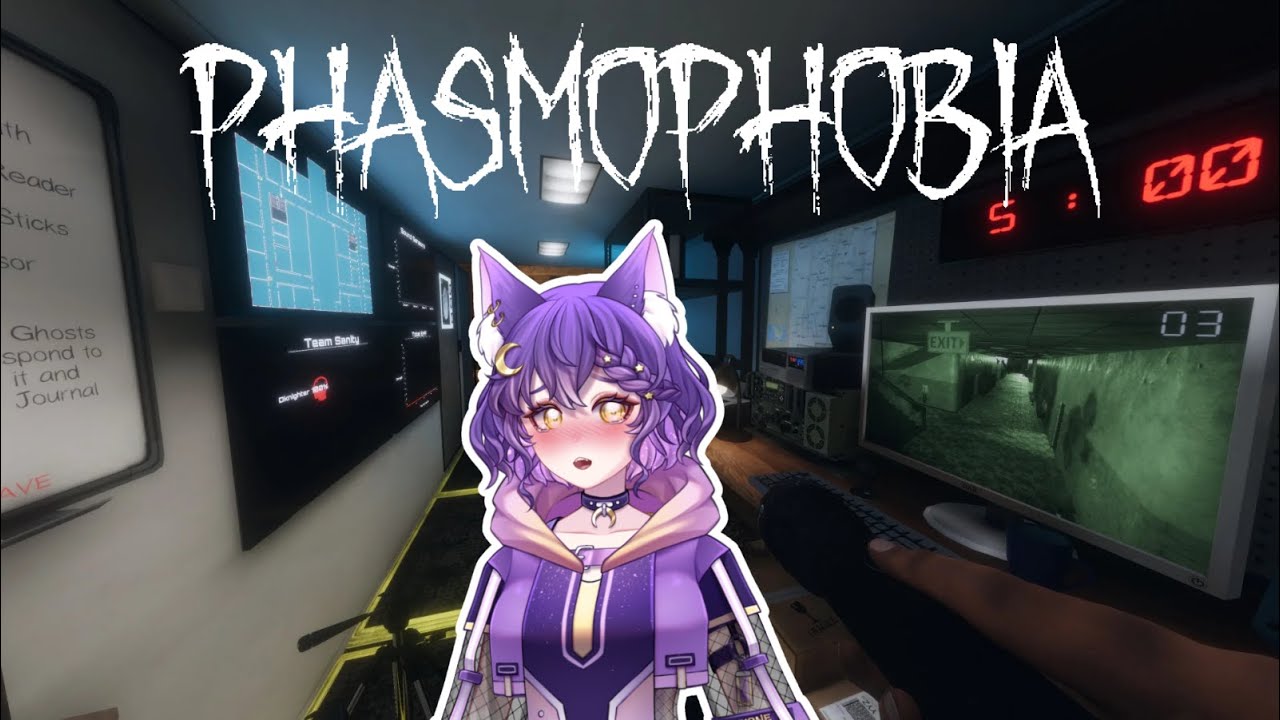 【Phasmophobia】 Cowardly Wolf Experiences The Horrors™️