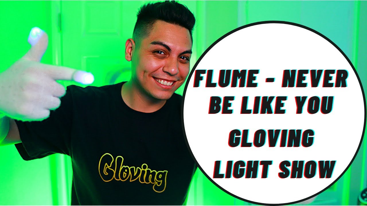 Flume - Never Be Like You Feat. Kai | LucyDrop Gloving Light Show
