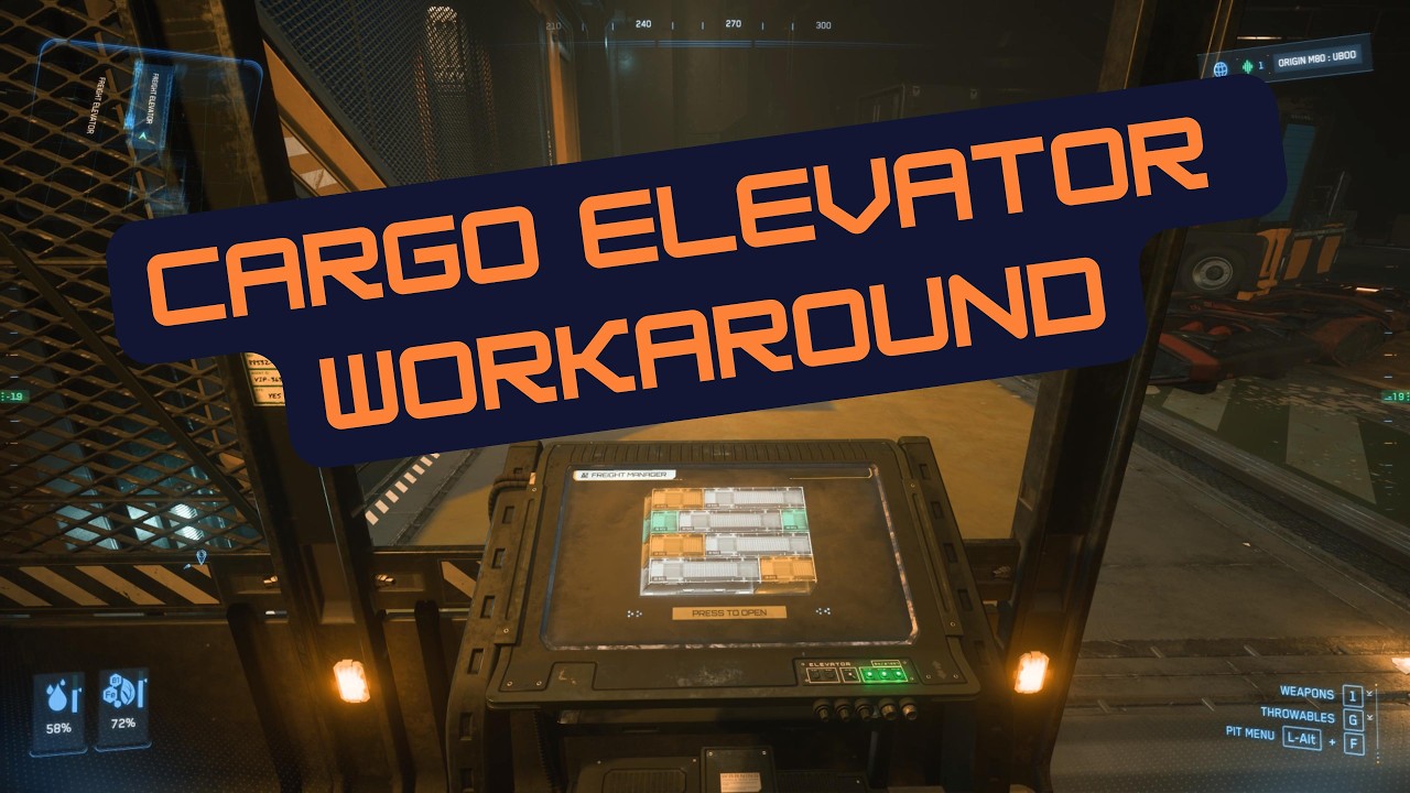 Cargo Elevator Workaround - QV Stations and Others @RobertsSpaceInd Only Works sending down.