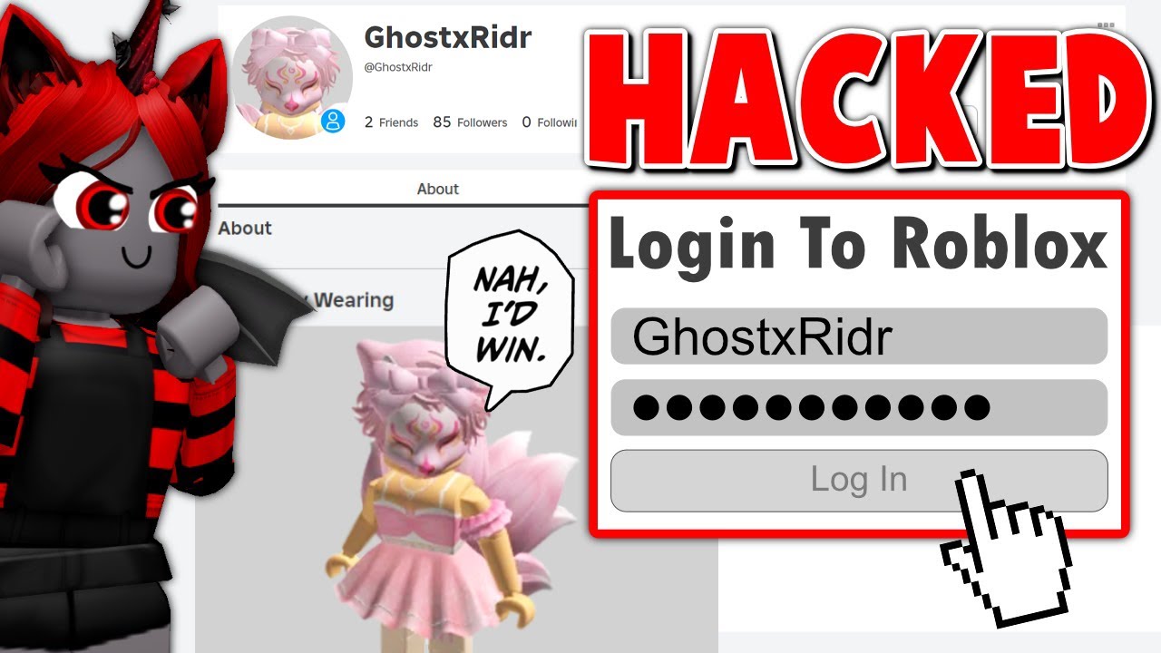 Hacking My Friends Roblox Account!