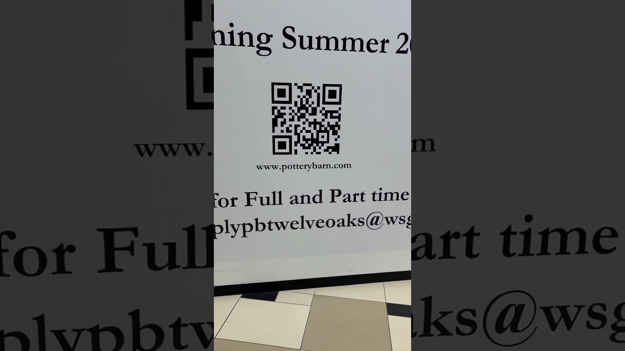 Pottery Barn Jobs QR Code