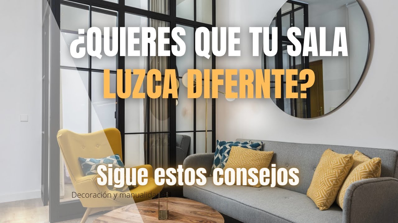 Renueva la decoración de tu sala sin gastar mucho -TIPS