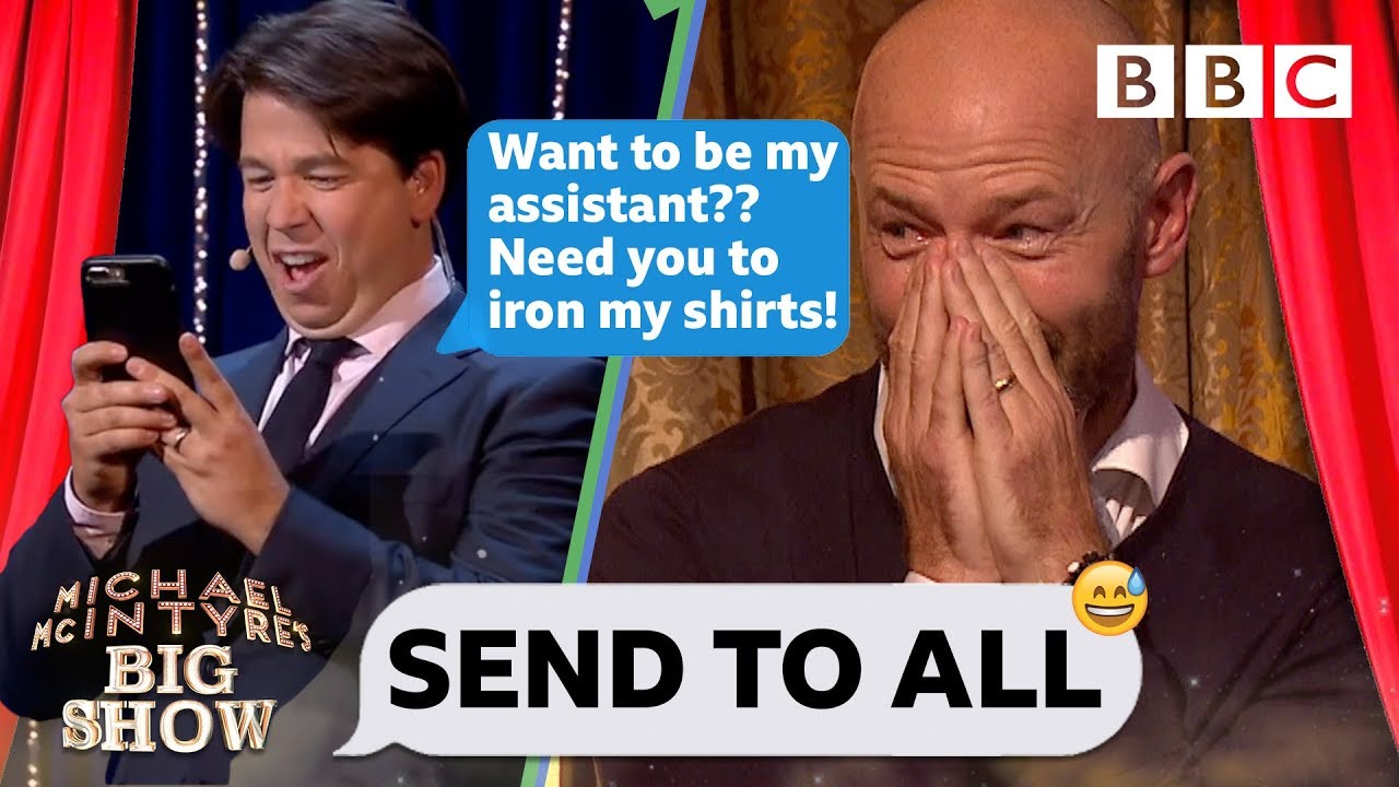 Send To All with Alan Shearer | Michael McIntyre's Big Show - BBC