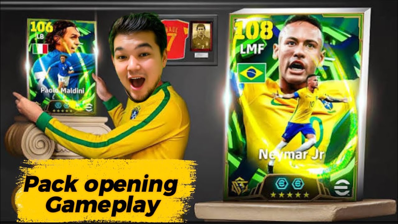 Открытие набора Неймара JR 107 и Мальдини 107 🔥 Нереальная удача! | Игровой процесс eFootball 2026