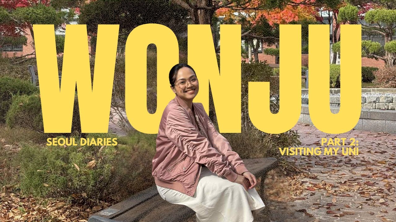 Day 2 in Korea | visiting my university in after 7 years