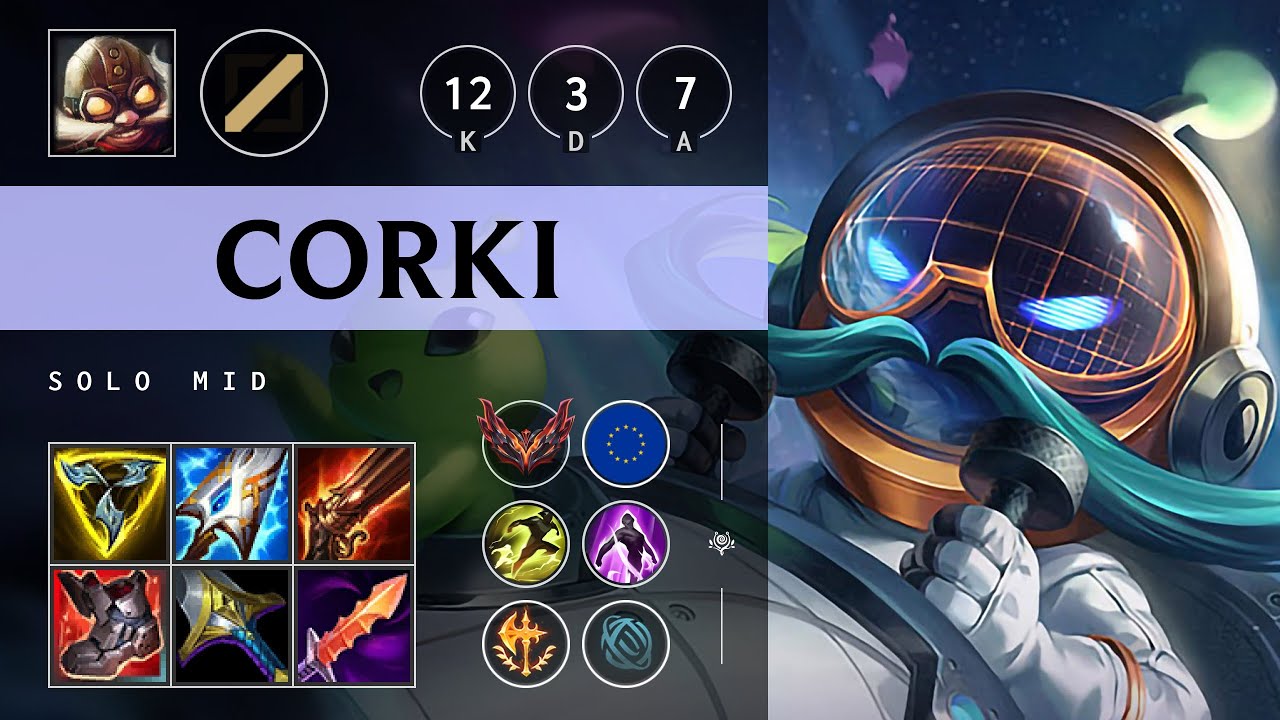 Corki Mid vs Kassadin - EUW Grandmaster Patch 25.S1.2