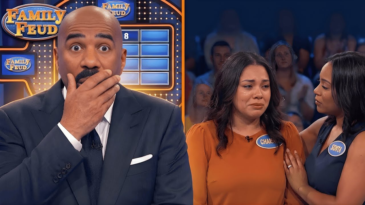 Family Feud STOPS As Steve Harvey Learns Contestant’s Heartbreaking Struggles