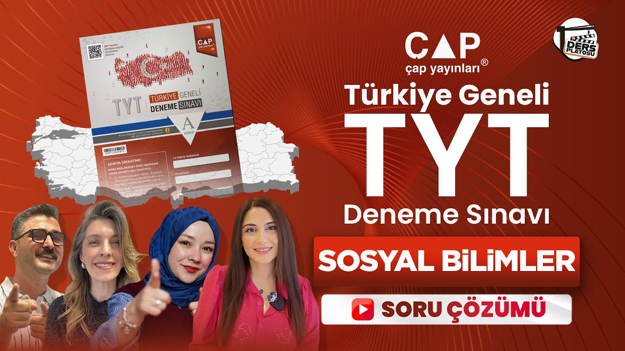 Sosyal Bilimler Testi  I Çap Yayınları TYT Türkiye Geneli I Mart 2026