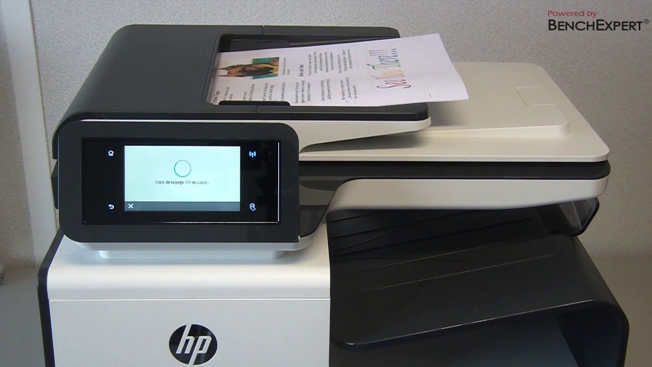 HP PageWide Pro MFP 477DW / Copie de 10 pages recto-verso