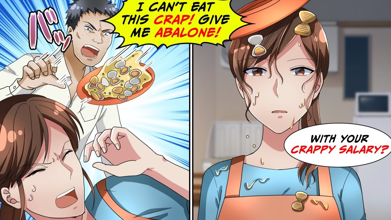 My husband has rich parents and complains about our cheap dinner... [Manga Dub]