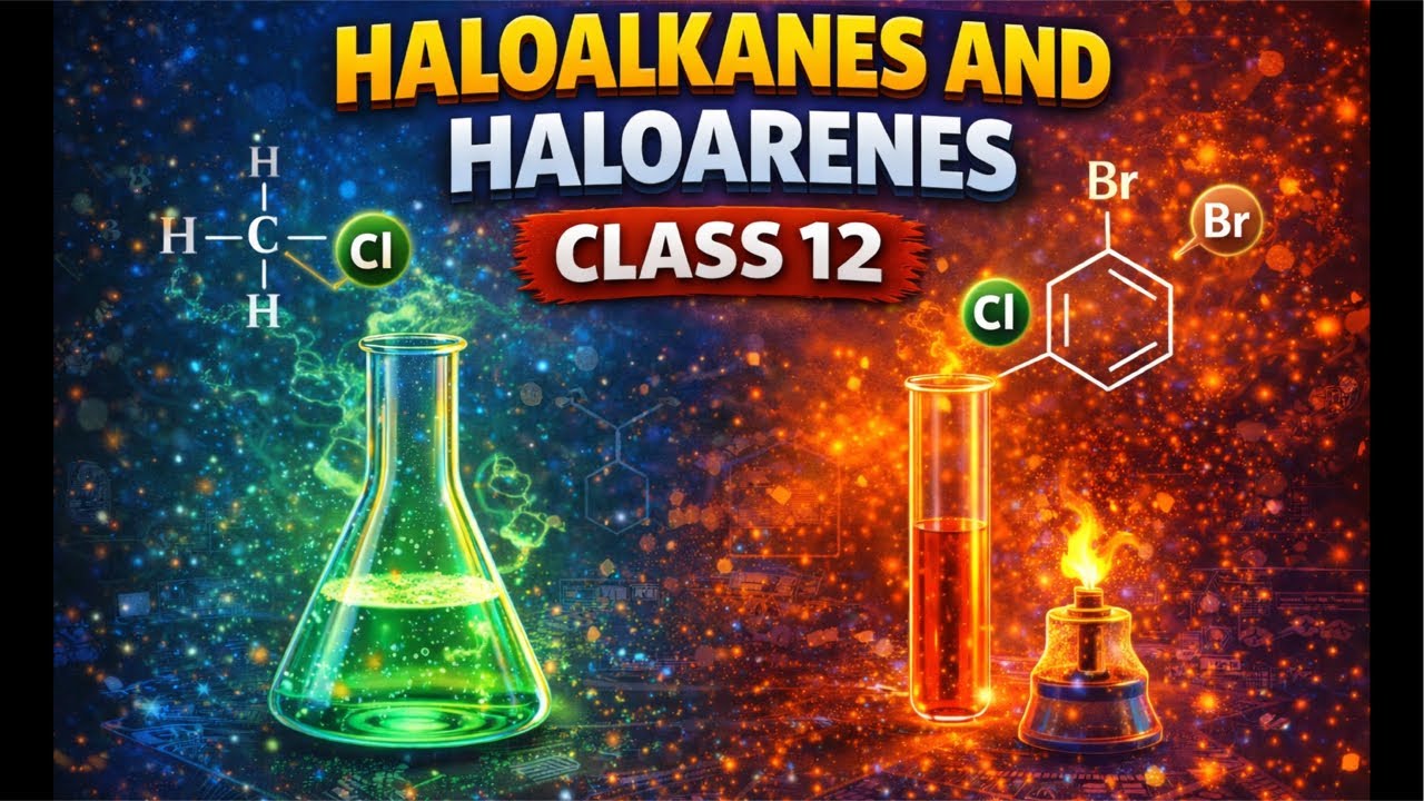 🧪 Haloalkanes & Haloarenes: PYQ Marathon | CBSE & ISC Class 12 🎯