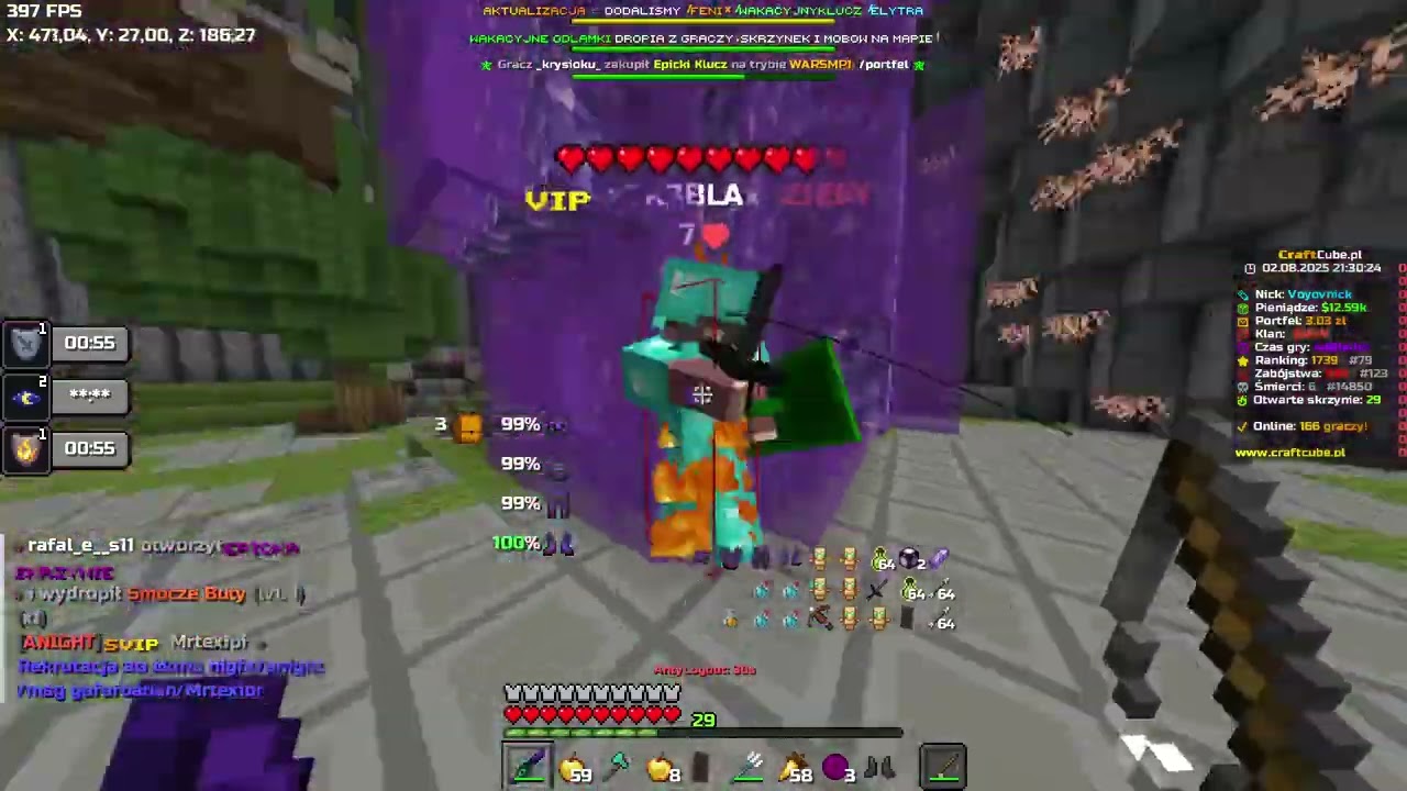 Dominacja servera craftcube.pl chest pvp w 2 dni!? Losowanie na 10k