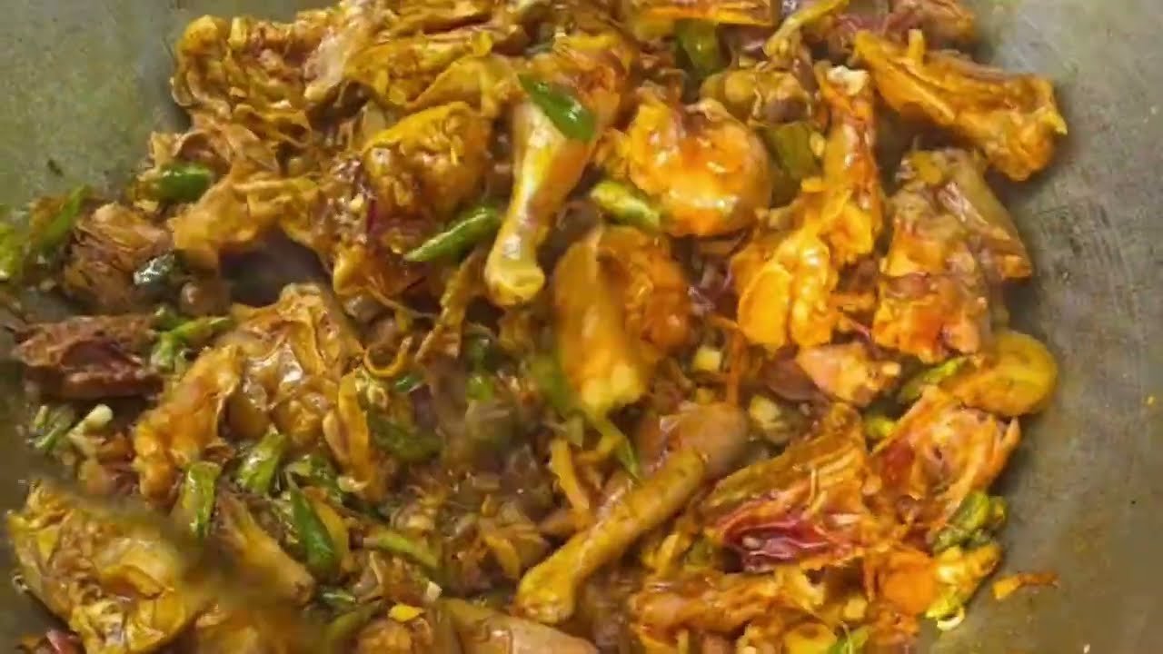 Indian dhaba Chicken Curry Street Food