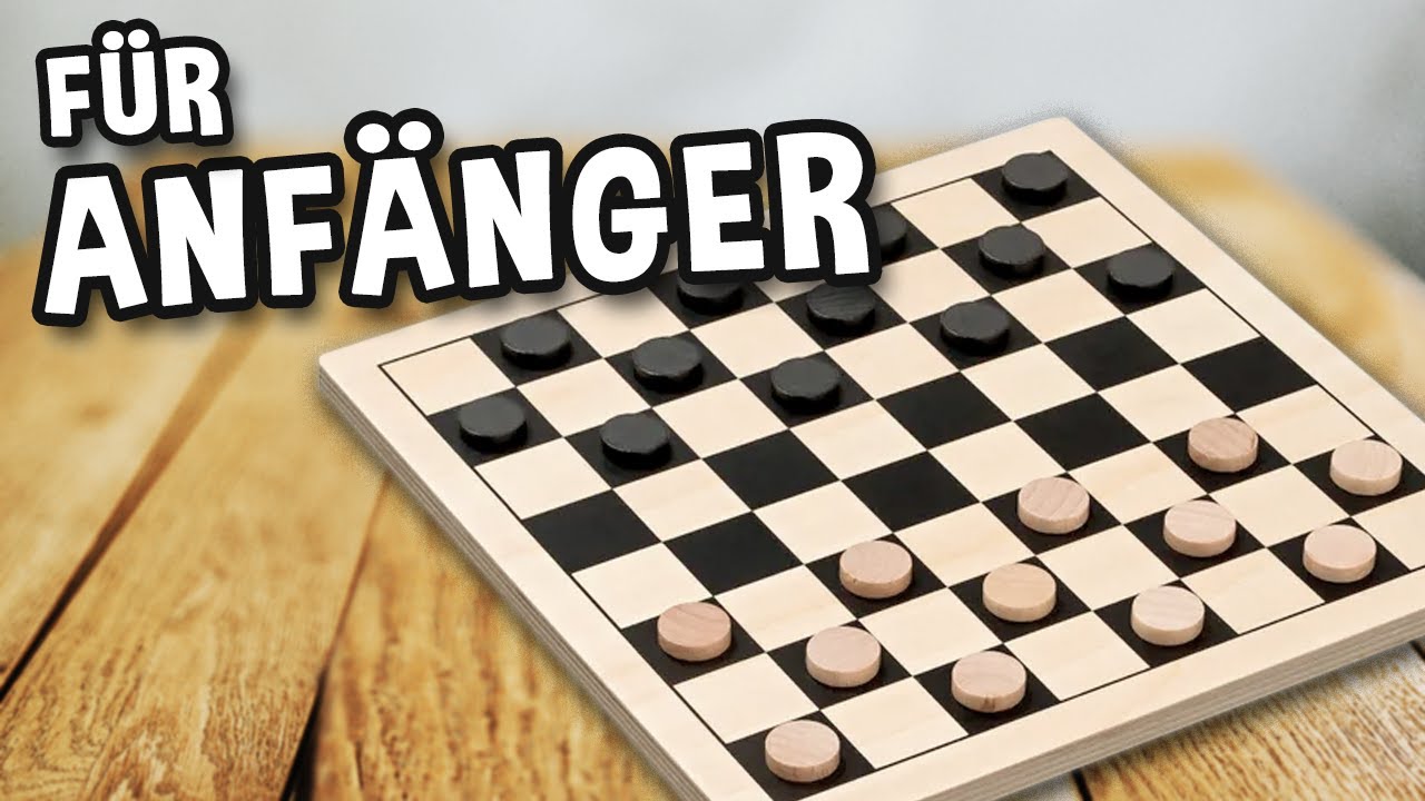 DAME (f&uuml;r Anf&auml;nger) - Spielregeln TV (Spielanleitung Deutsch)