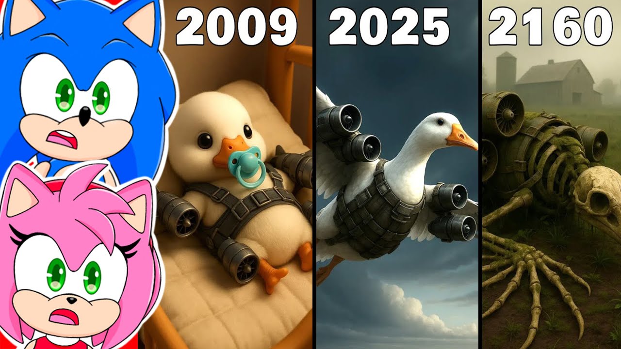 Sonic and Amy watch Evolution of Bombombini Gusini