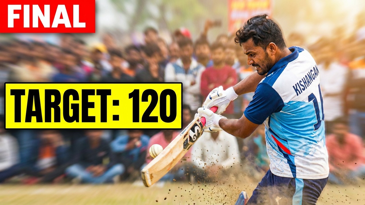 2nd Inning: Kishunganj ki Batting Vs Shahganj Bowling | Kishunganj 120 Run Chase in 10 Overs #Final