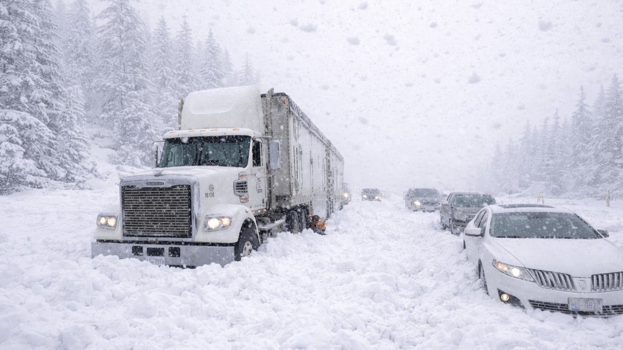 ⚠️ 60cm Snow Buries BC Highways & 110km/h Winds Slam Alberta | Environment Canada Warns