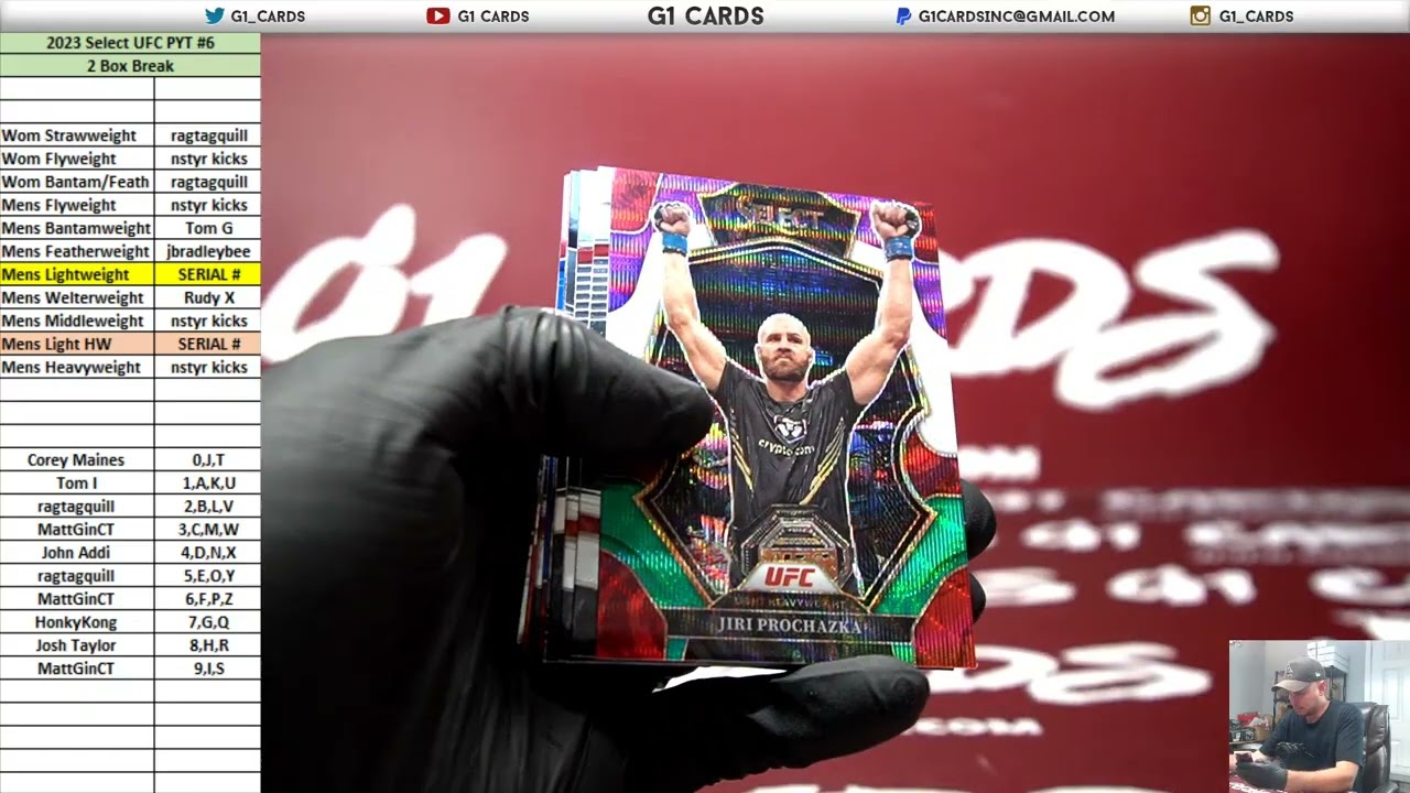 2023 Panini Select UFC *2 Box* PYD #6