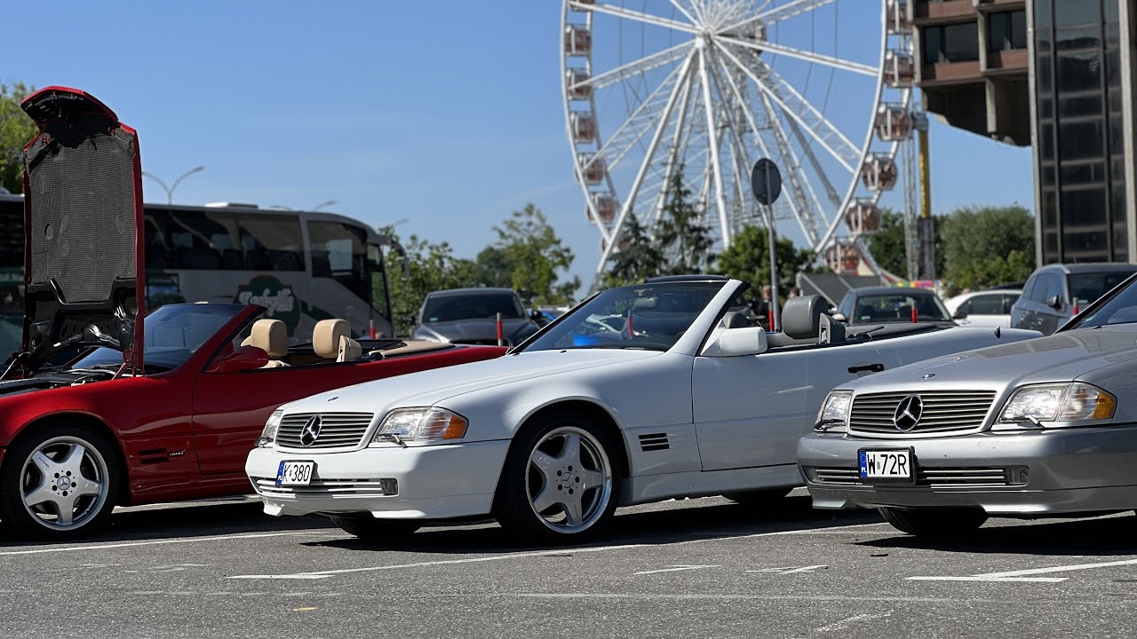 Mercedes SL R129 CLUB MEET in Cracow - SL500 SL600 Brabus, Lorinser, AMG and MORE! Mercedes Treffen.