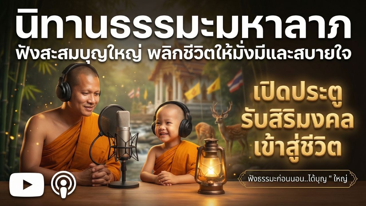 นิทานธรรมะมหาลาภ: ฟังสะสมบุญใหญ่ พลิกชีวิตให้มั่งมีและสบายใจ|EP.12| #ฟังธรรม #ธรรมะเปลี่ยนชีวิต