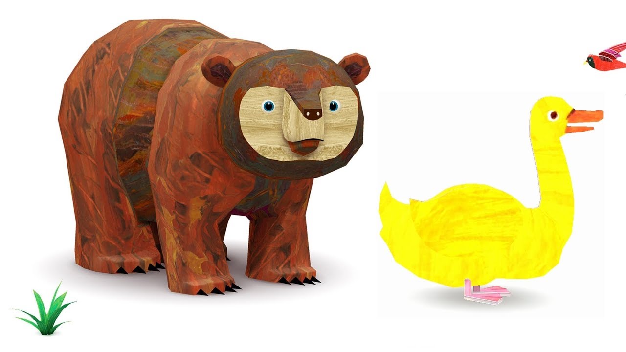 Eric Carle 🐻 Brauner Bär Tierparade 🐻 3D Bilderbuch App für Kleinkinder