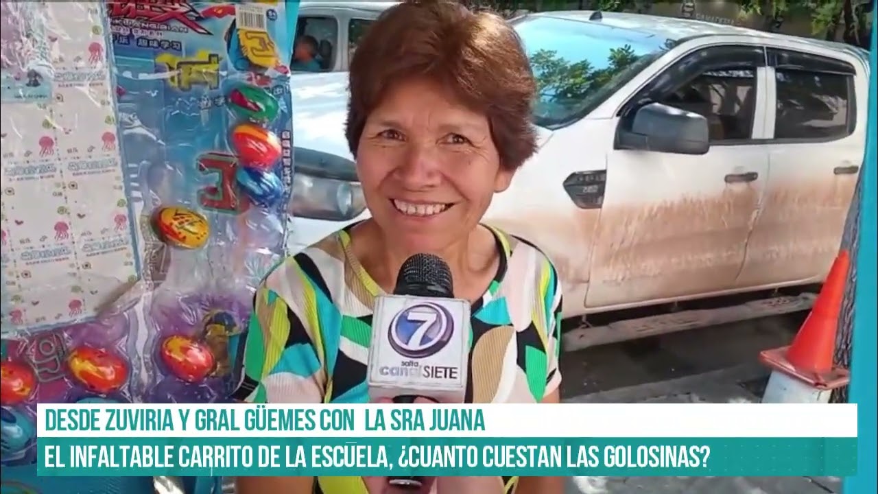 SALTA - El infaltable carrito de las escuelas, ¿Cuánto cuestan las golosinas? #canal7salta