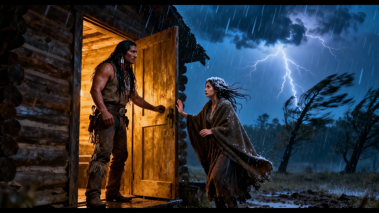 She Knocked on the Apache’s Door in the Storm — Fate Changed Forever