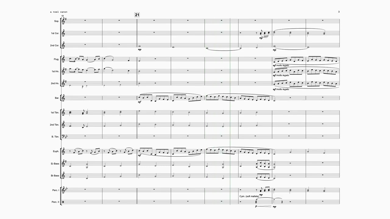 A NOEL CANON (Warren Brooks) - Midi Band Series