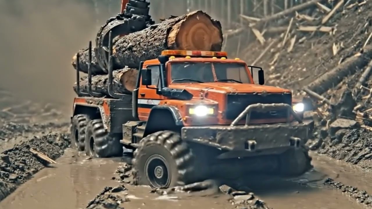 RC Disaster Recovery Logging 🚨🌲 | Clearing Fallen Trees After Forest Disaster