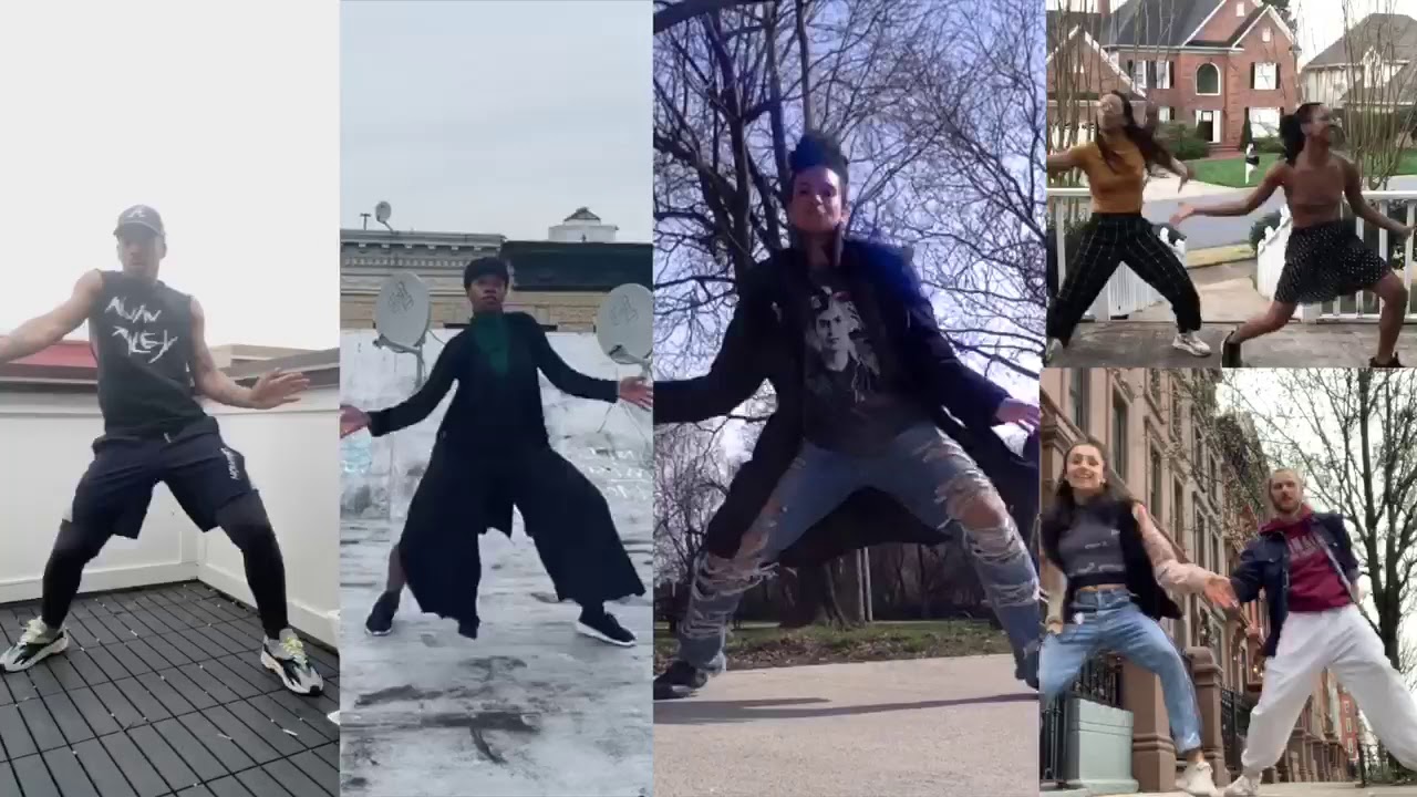 Ailey dancers perform an excerpt from 'Lazarus,' together while apart