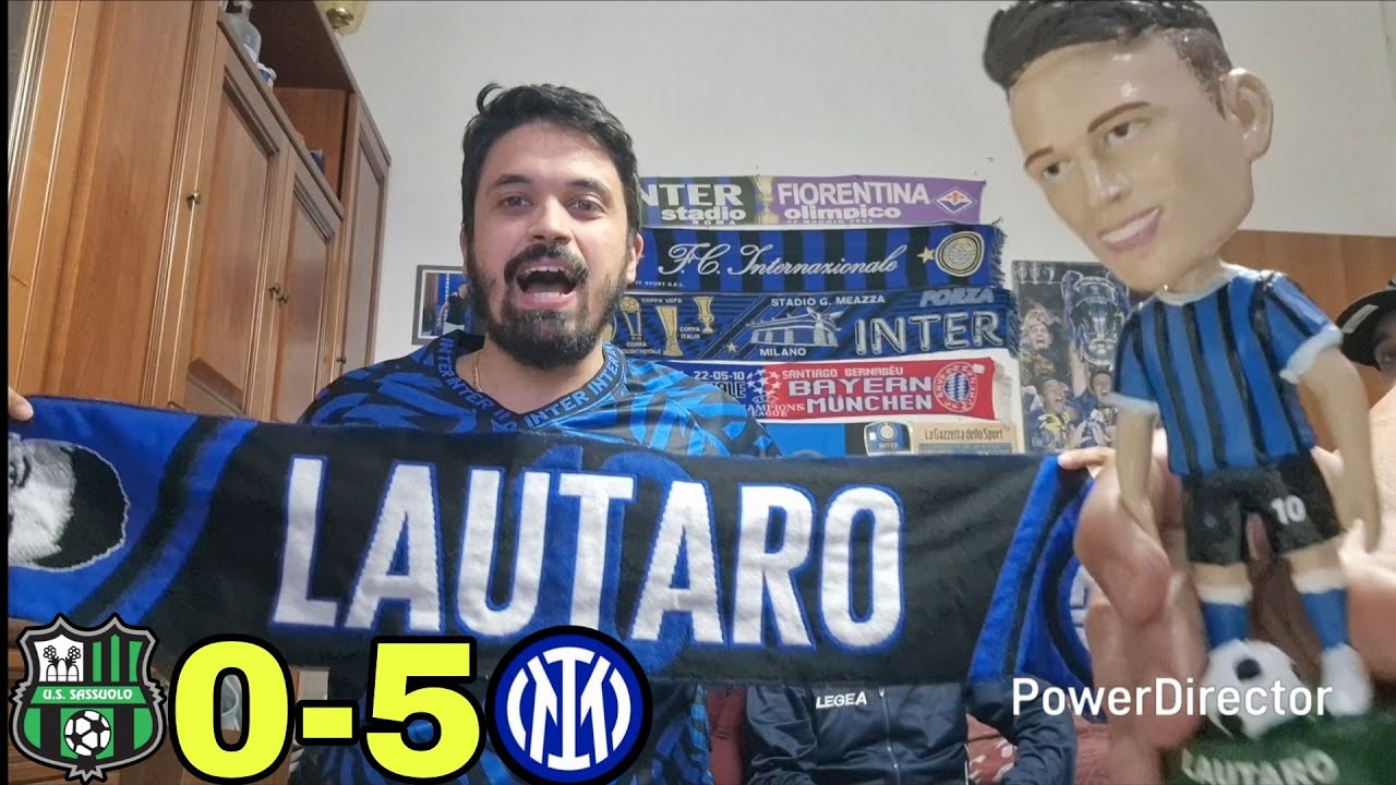 [RULLO COMPRESSORE] Sassuolo-Inter 0-5 LIVE REACTION CLUB CASTELLANO‼️
