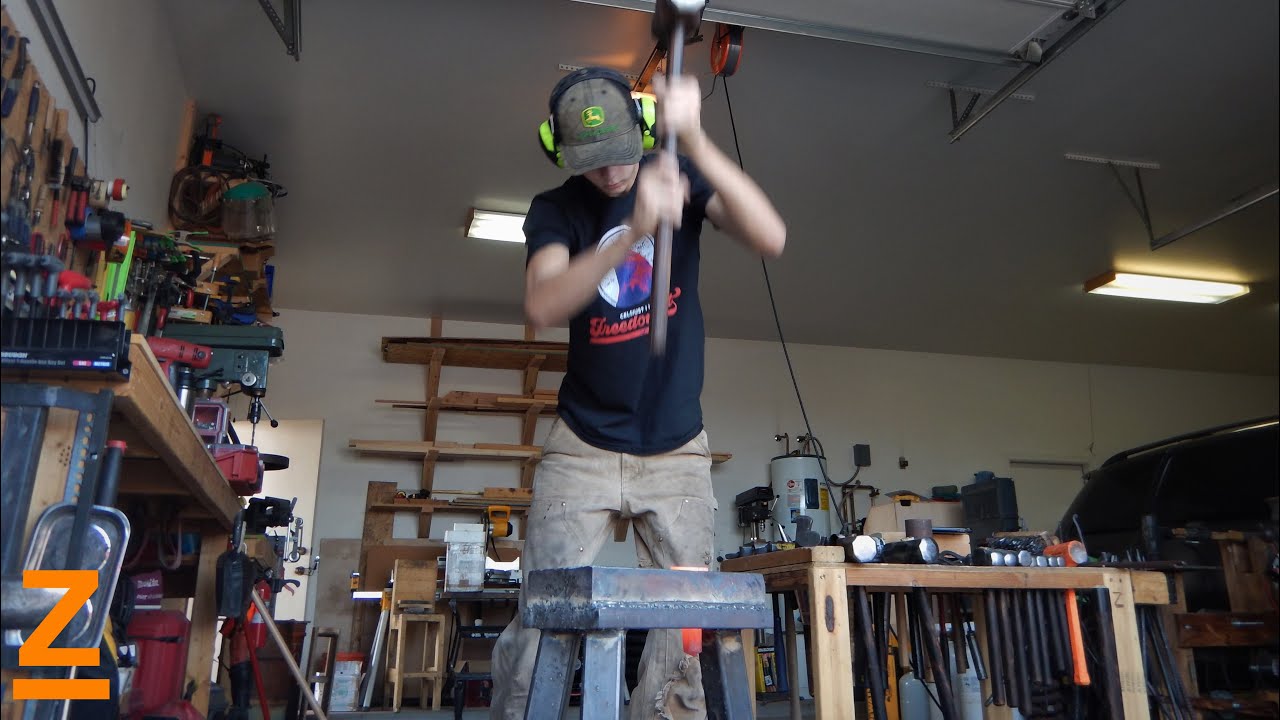 Making a striking anvil
