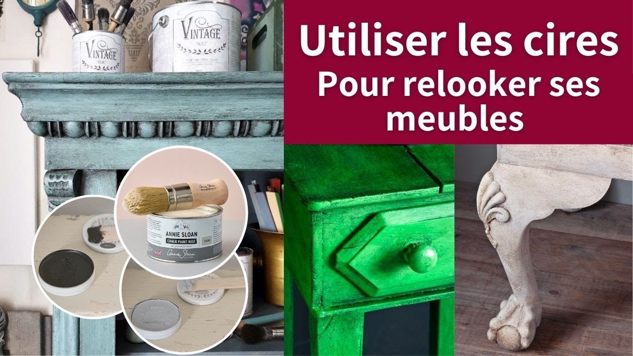 Les cires de couleur, comment utiliser et jouer pour les meubles