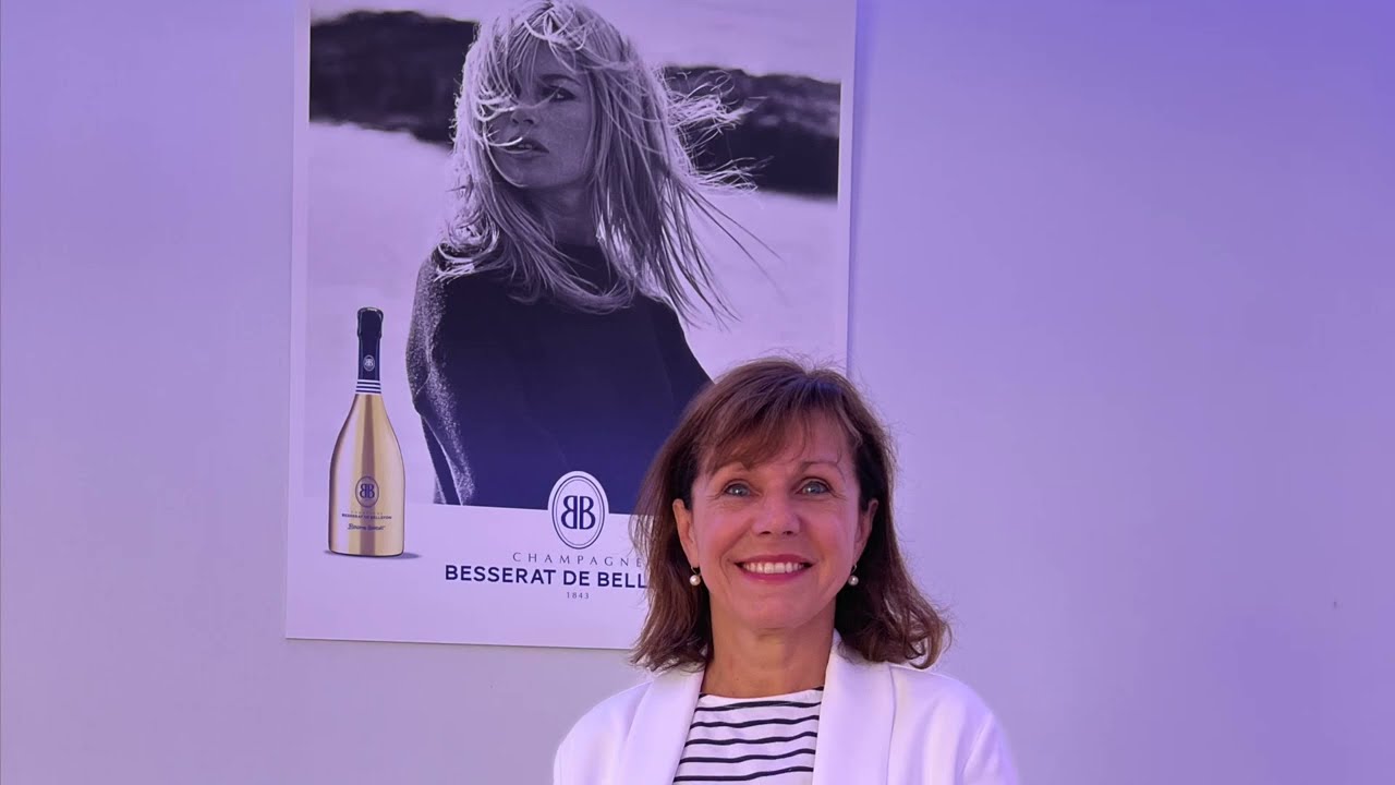 Nathalie Doucet, Présidente du Champagne Besserat de Bellefon aux Voiles de Saint Tropez
