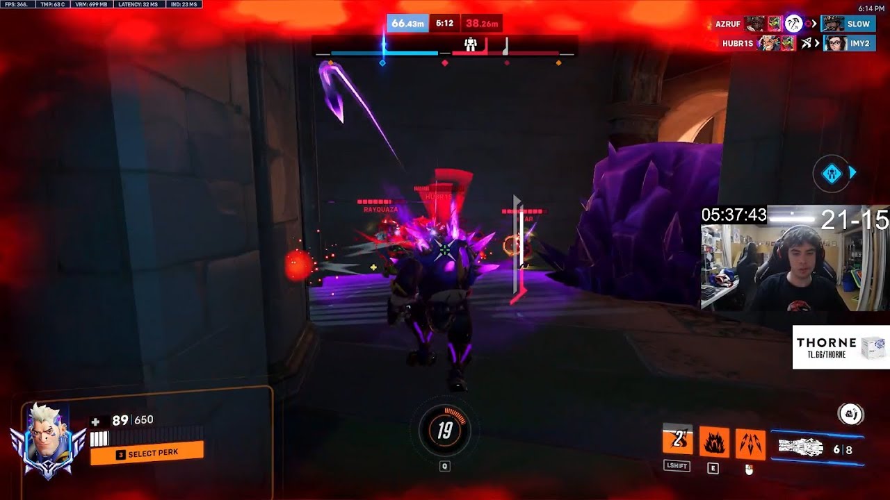 TL INFEKTED HAZARD GAMEPLAY - OVERWATCH 2 СЕЗОН 17 ТОП-500