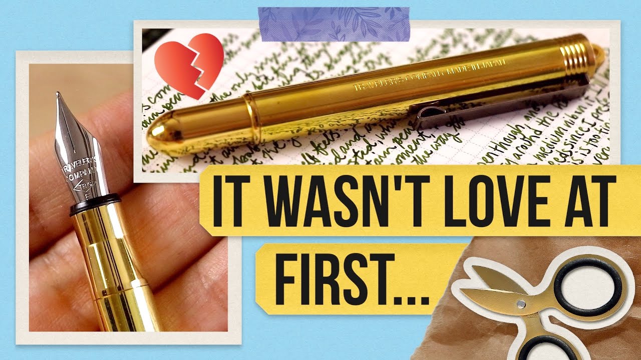 Portable Fountain Pen Review - How I Improved My Traveler's Company Brass Pen