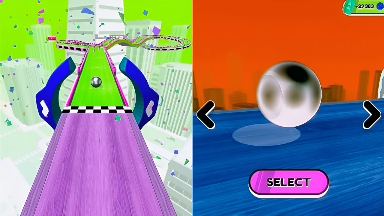 🌝🔥🌚Going Balls Vs Reversed Video Gameplay SpeedRun NEW UPDATE 💥Part 1976