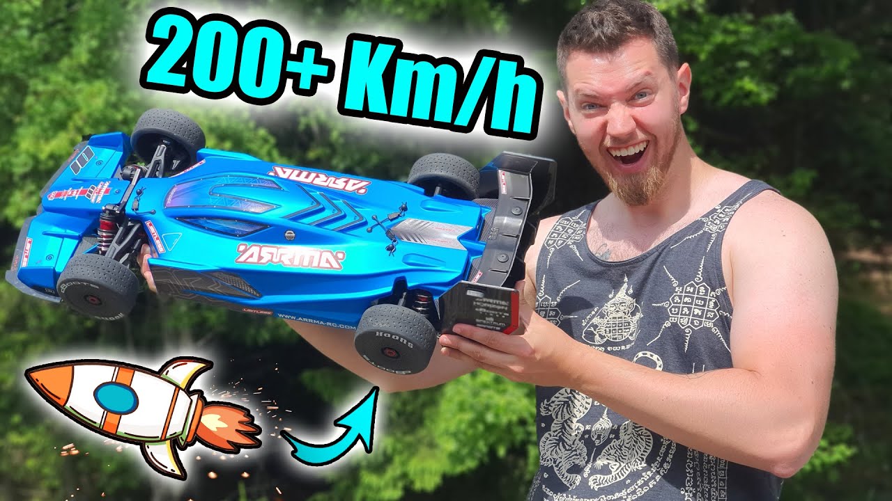 Selbst zusammengestelltes 1.100€ RC Auto FÄHRT LOCKER ÜBER 200 Km/h! - NEUER REKORD!!!