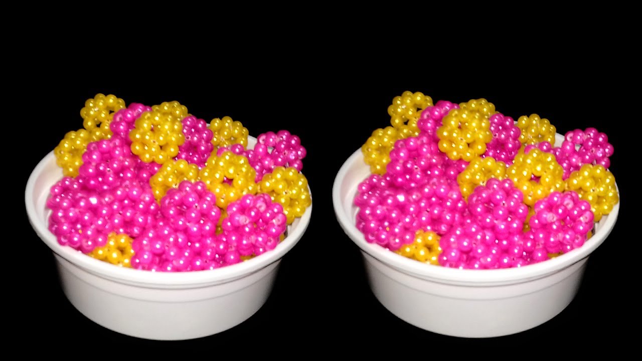 How To Make Beaded Ball Simple And Easy || Beaded Ball Tutorial
