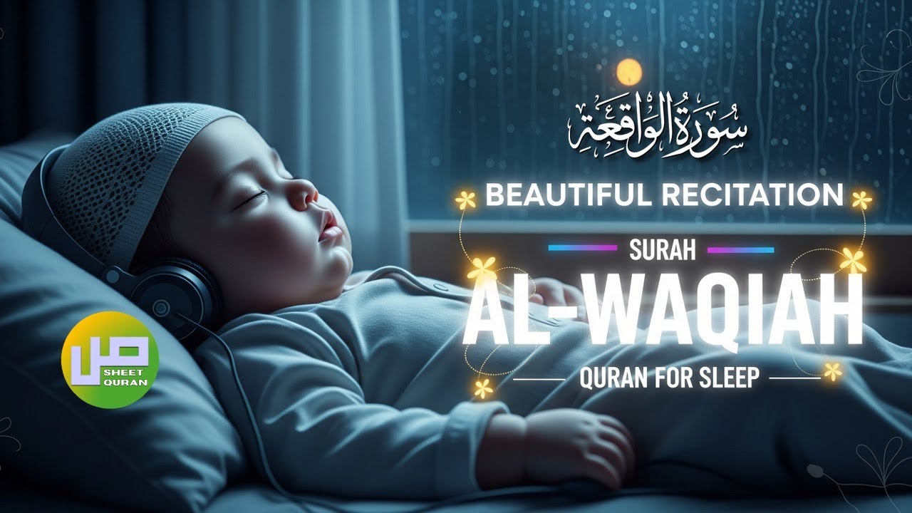 Sleep with Surah Al-Waqiah | Soothing Quran Recitation for a Peaceful Night | SHEET QURAN