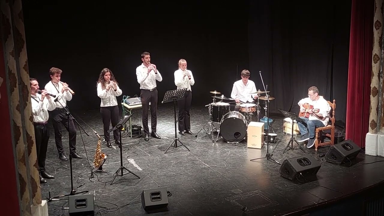 Islas Canarias .Adobe Dulzaineros de Macotera. Concierto en Peñaranda de Bracamonte 2022.