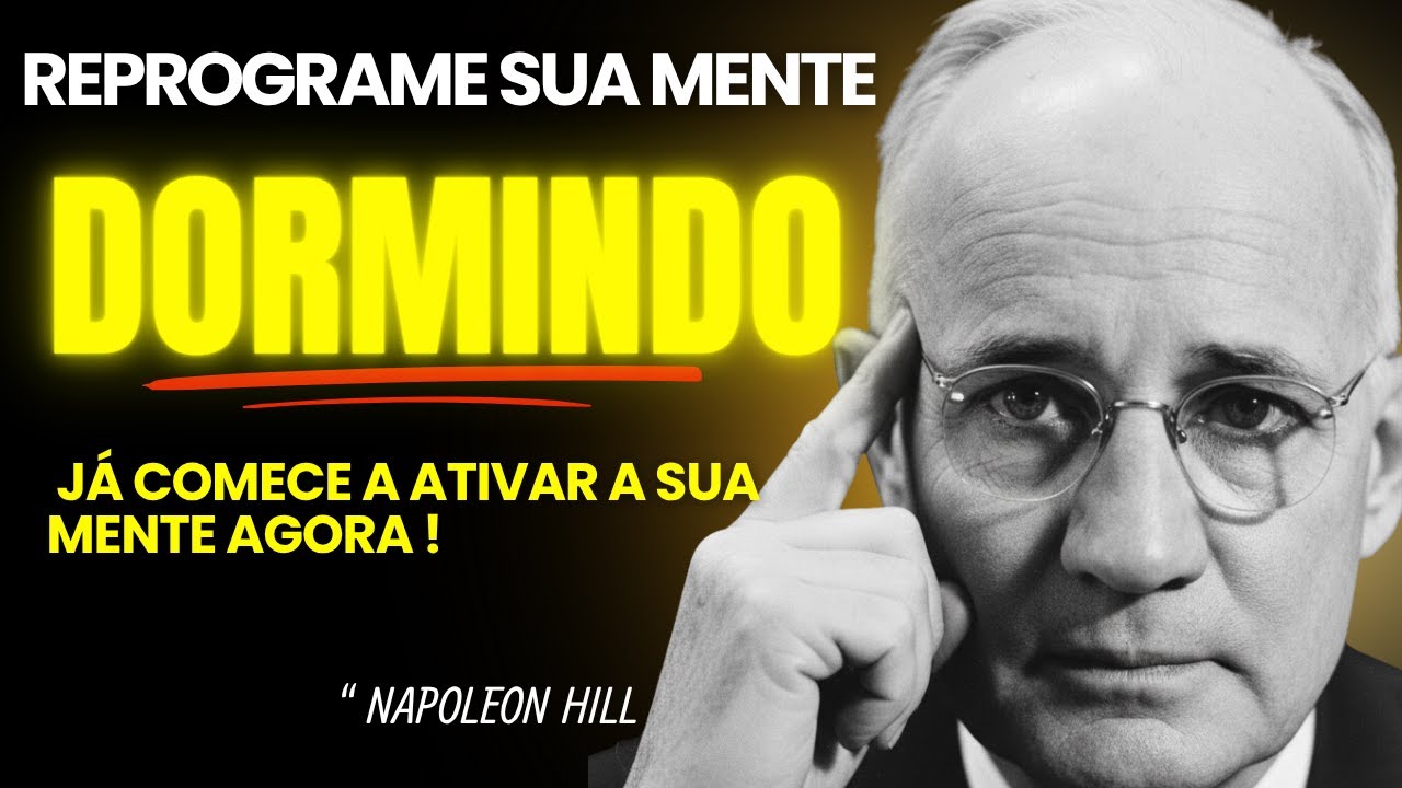 OUÇA ENQUANTO DORME E ACORDE DIFERENTE 1 HORA DE SABEDORIA | NAPOLEON HIIL